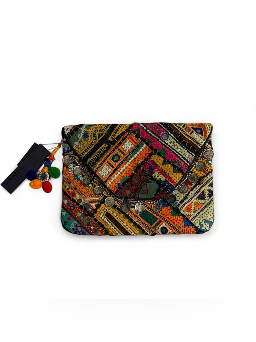 NEW Vintage Tylie Malibu Boho Hippie Envelope Clutch Bag